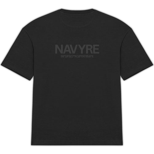 NAVYRE classic oversized t-shirt with backprint - back_0