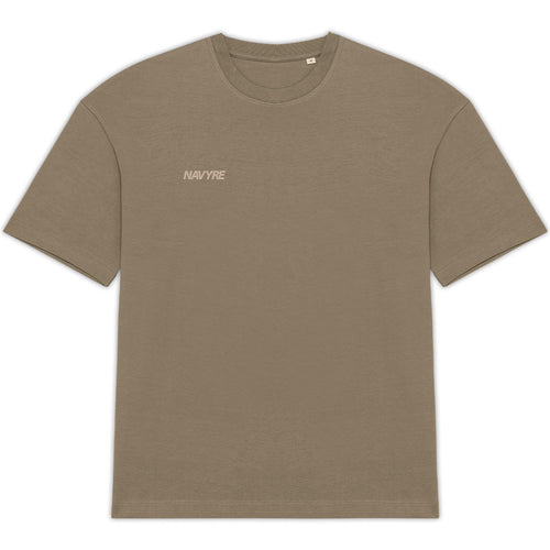 NAVYRE Backprint Italic Oversized T-Shirt - Organic Cotton - front_0